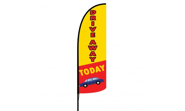 Drive Away Today Custom Advertising Flag